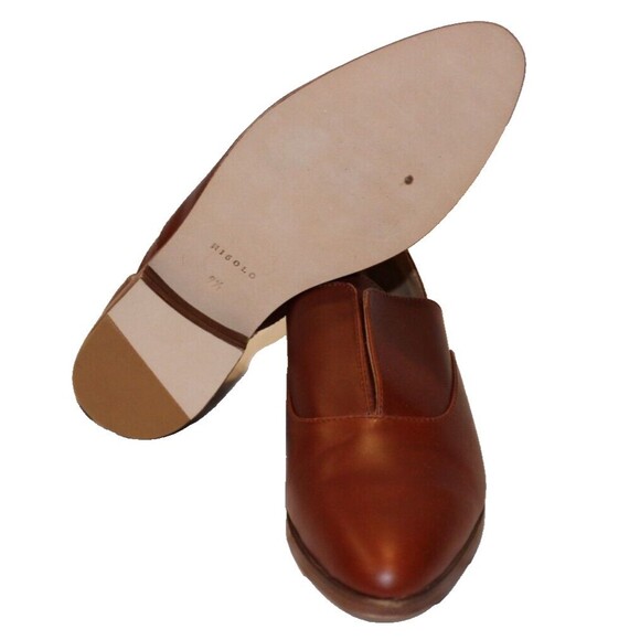 Nisolo Emma d’Orsay Slip On Oxford Flats Women's Brandy NIB $170 - Picture 7 of 7
